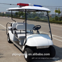 4 + 2 Sitze Polizei Golfwagen